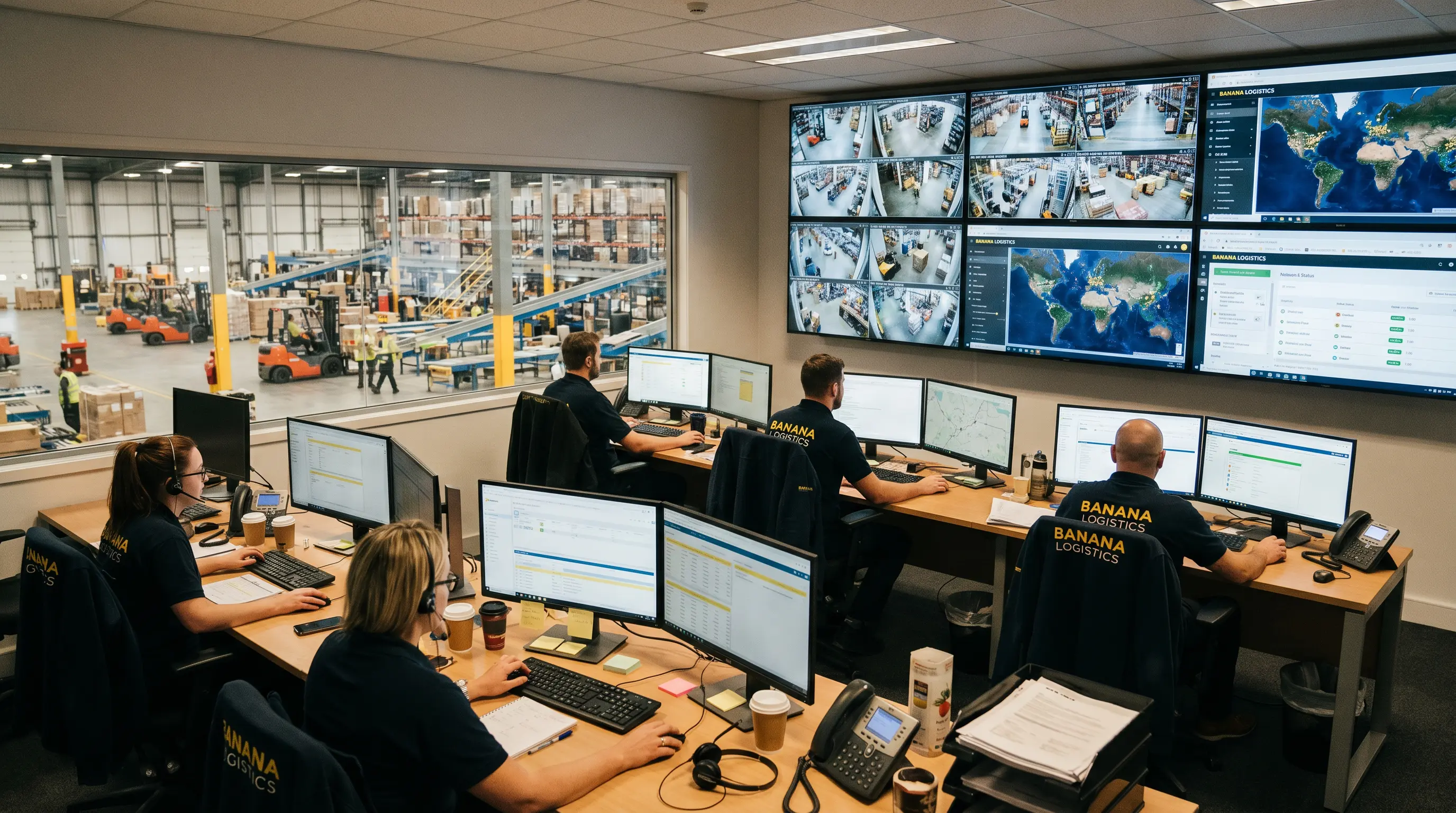 Warehouse control and dispatch node